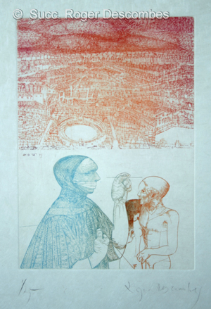 Gravure L'Espagne, 1975